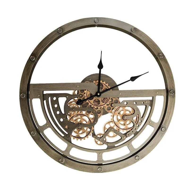 Bild 5 — Steampunk industriell väggklocka
