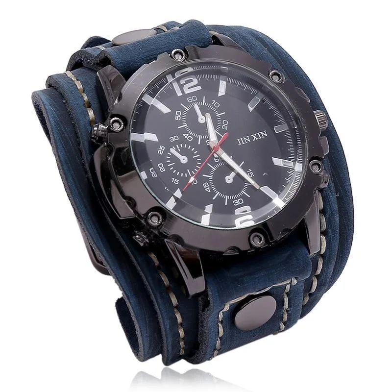 Bild 7 — Force läderarmbandsklocka
