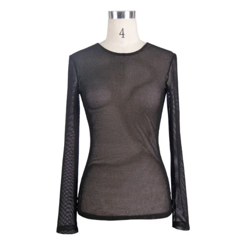 Bild 3 — Transparent Mesh T-shirt för kvinnor