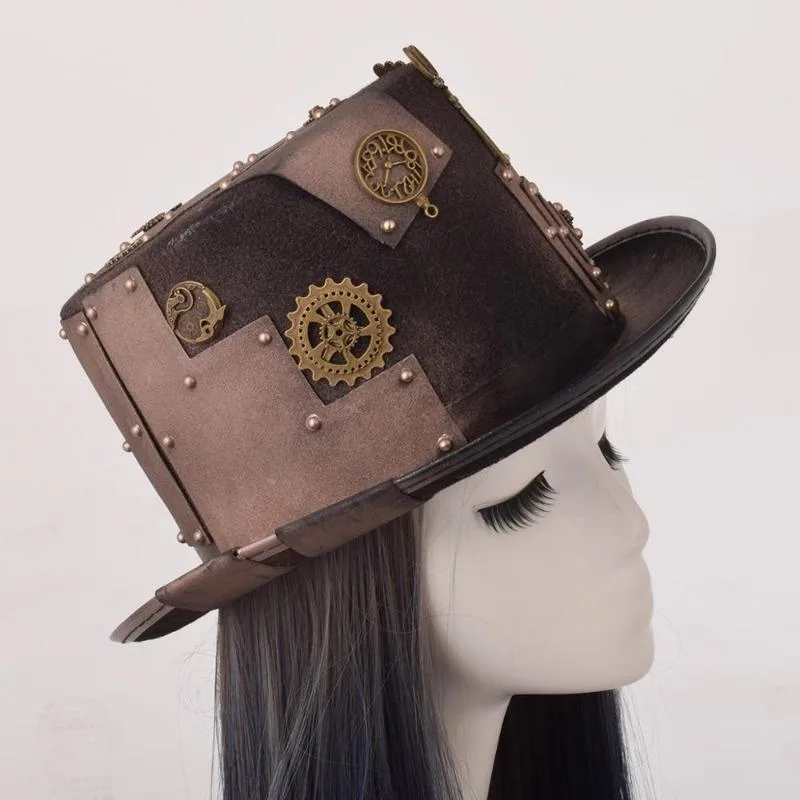 Bild 2 — Brun Steampunk hatt
