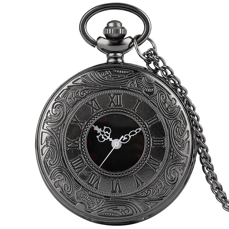 Svart Steampunk fickur