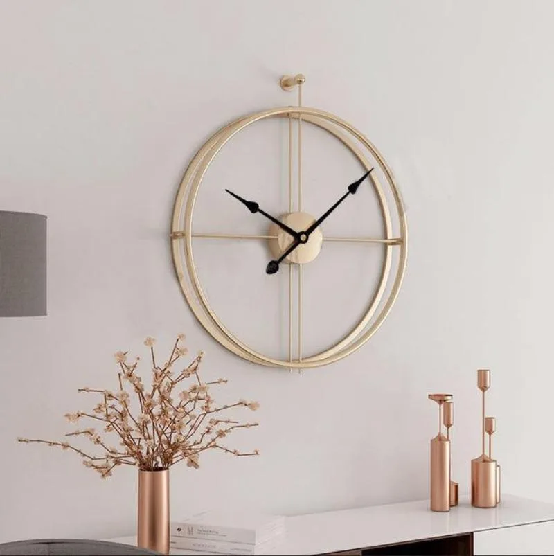 Minimalistisk Steampunk väggklocka
