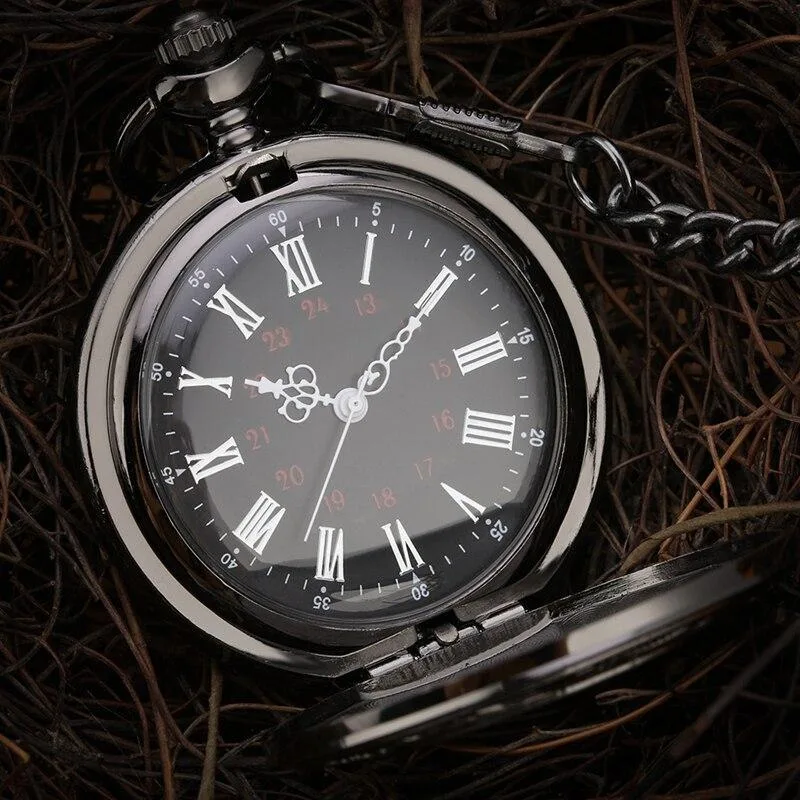 Bild 3 — Svart Steampunk fickur