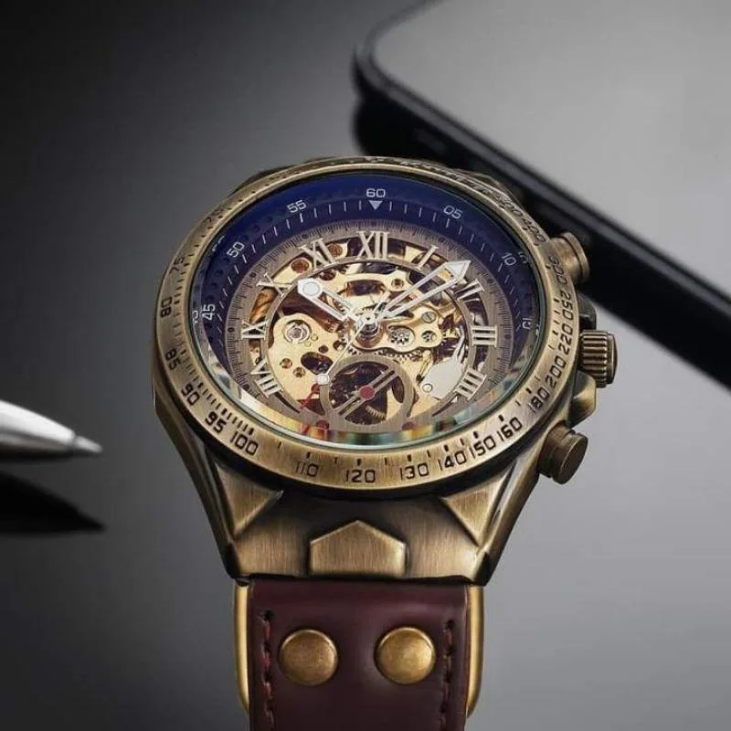 Bild 7 — Steampunk Skelett Armbandsklocka