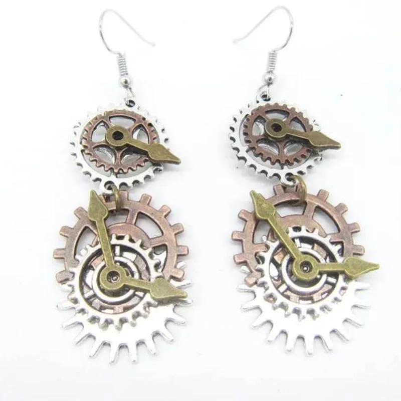 Bild 34 — Steampunk Hängande örhängen