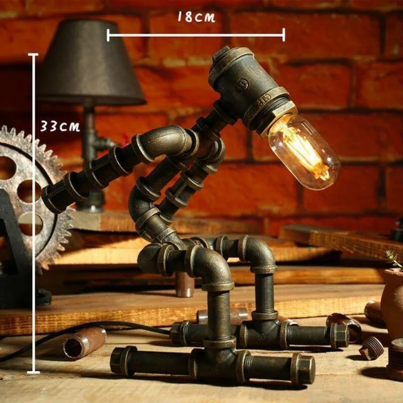 Bild 11 — Steampunk robotlampa