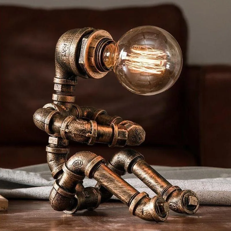 Bild 5 — Steampunk robotlampa