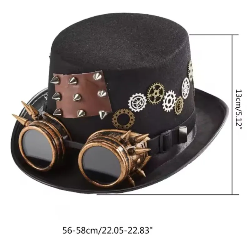 Bild 2 — Steampunk Hatt Kugghjul