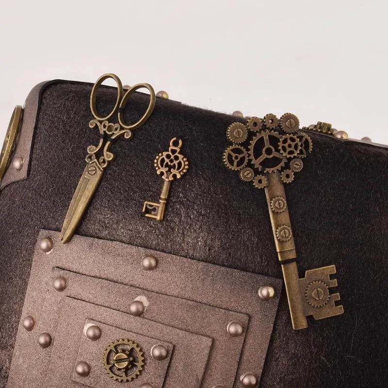 Bild 3 — Brun Steampunk hatt