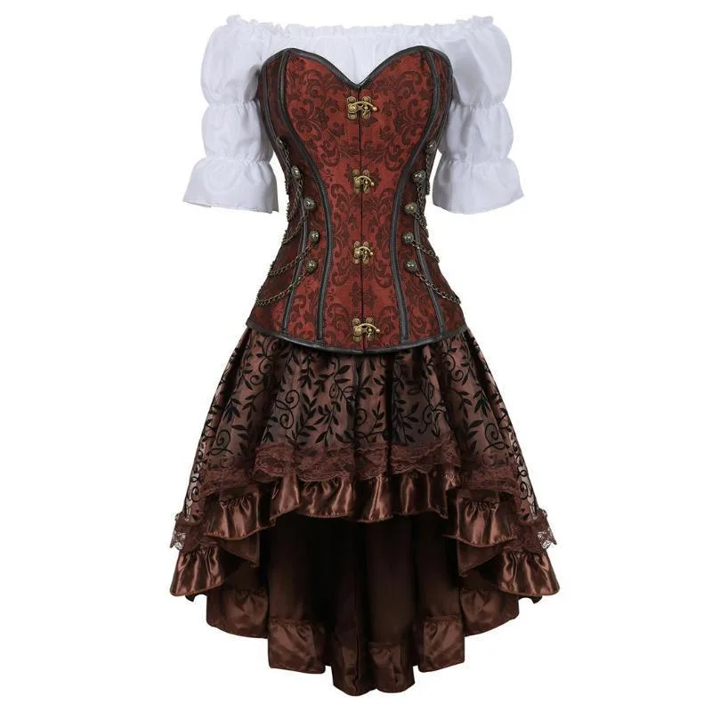 Steampunk korsettdräkt