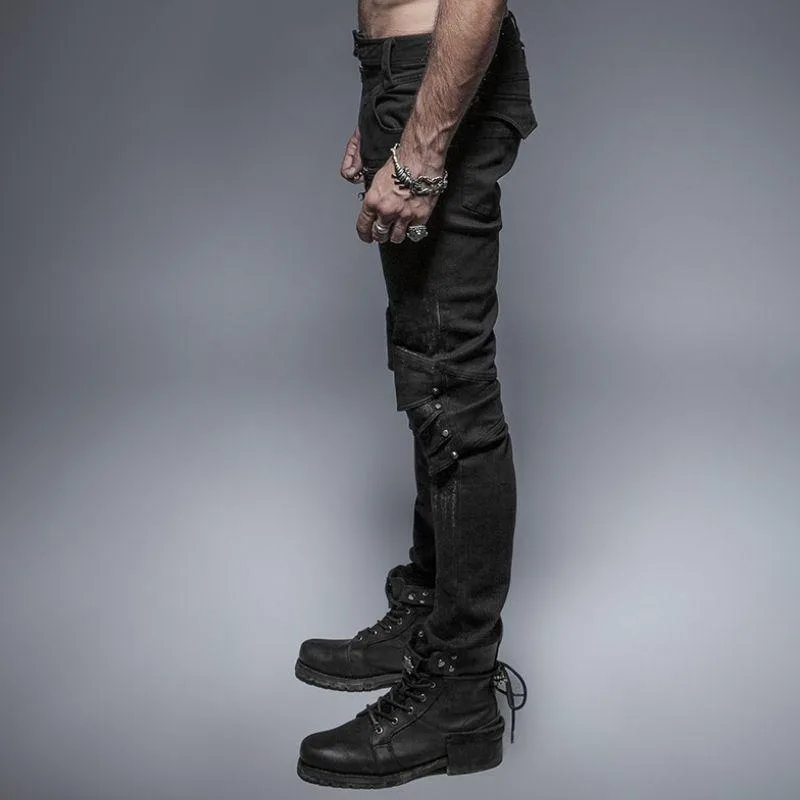 Bild 3 — PUNK RAVE Gotisk Steampunk Byxor