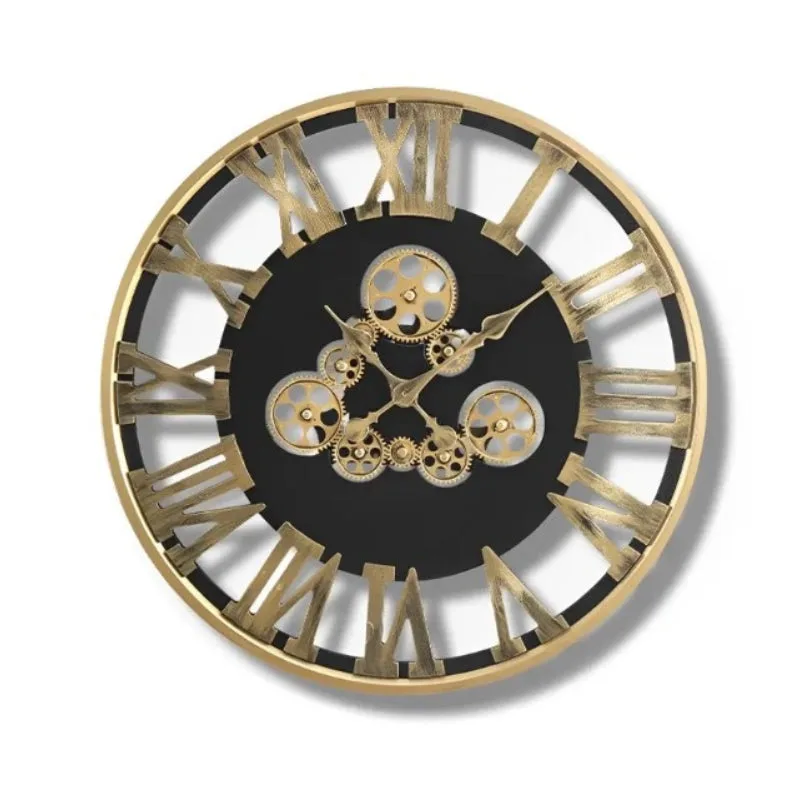 Steampunk klocka roterande redskap