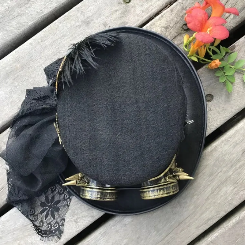 Bild 6 — Steampunk hatt i spets