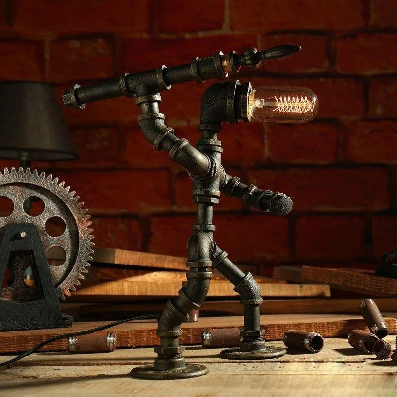 Bild 4 — Steampunk robotlampa