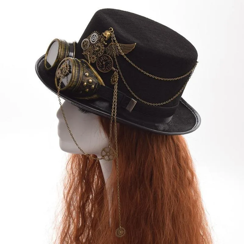 Bild 5 — Steampunk hatt med glasögon