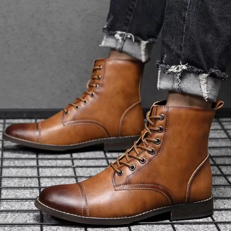 Bild 7 — Steampunk ankelstövlar för män