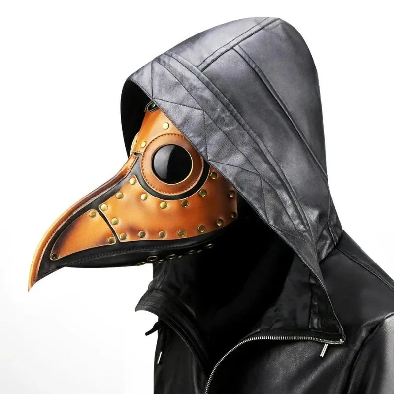 Bild 4 — Pestmask med korpmotiv