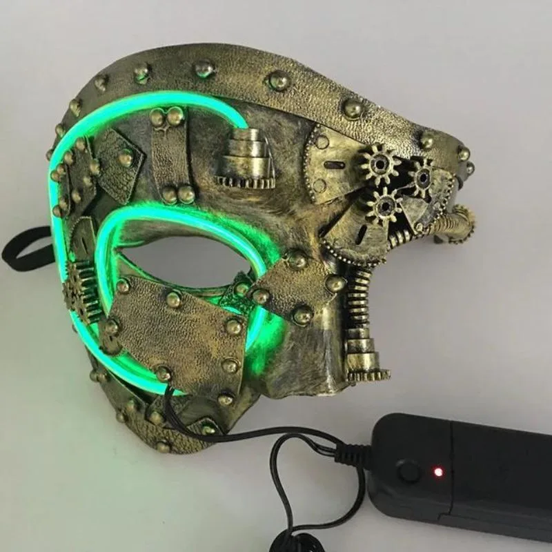 Bild 4 — Steampunk halvmask