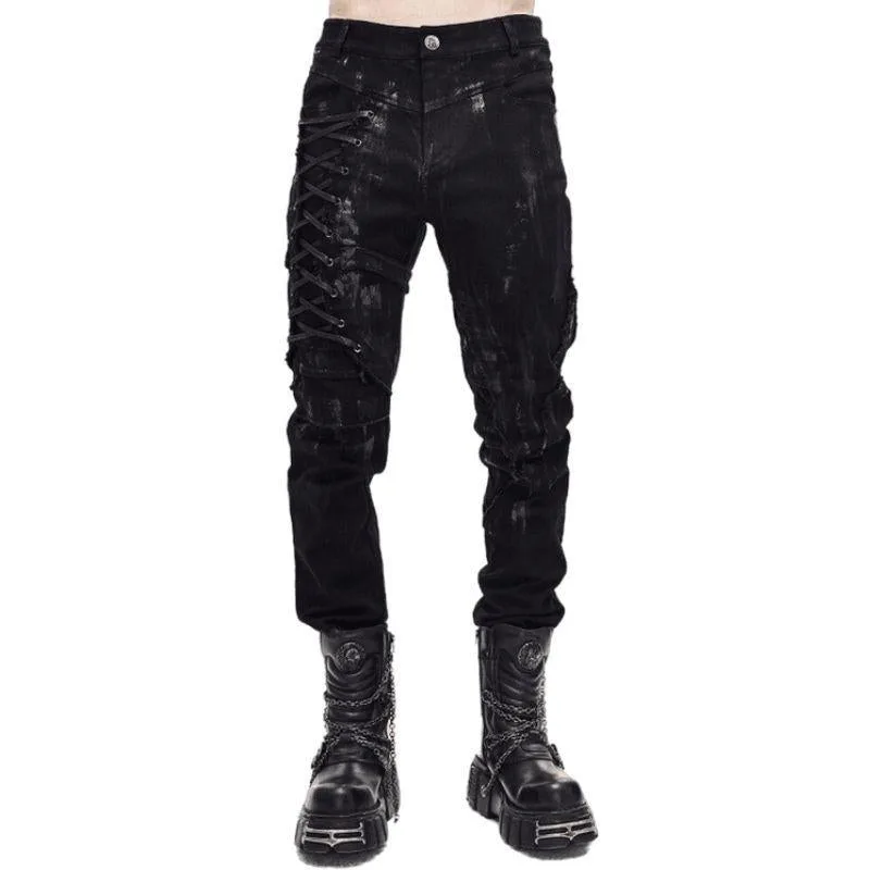 Gotiska Steampunk-jeans för män