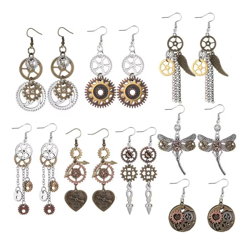 Steampunk örhängen