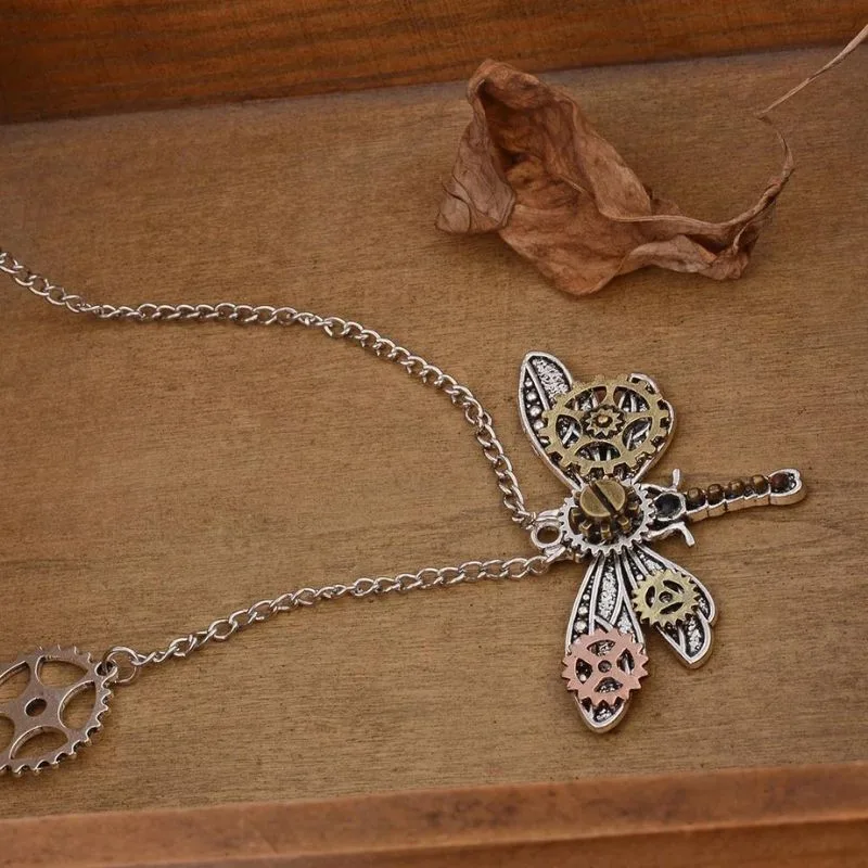 Bild 6 — Steampunk Fjäril Halsband