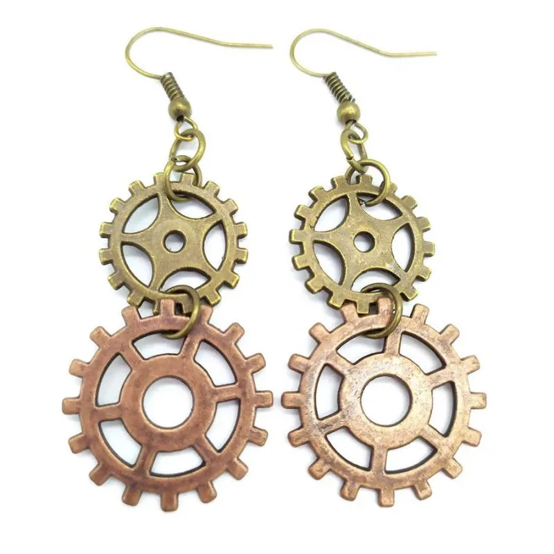 Bild 21 — Steampunk Hängande örhängen