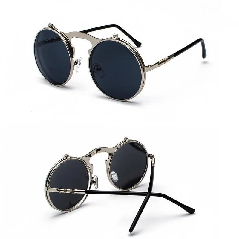 Bild 9 — Steampunkglasögon med dubbla linser