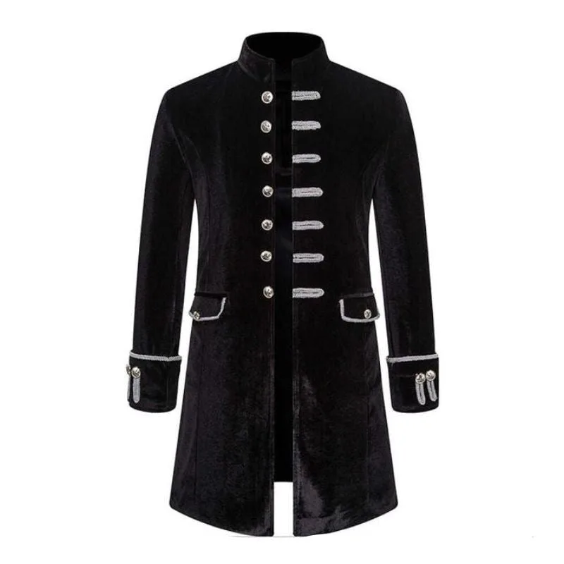 Lång gotisk Steampunk-jacka