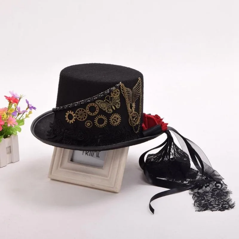 Bild 3 — Gotisk Steampunk Hatt