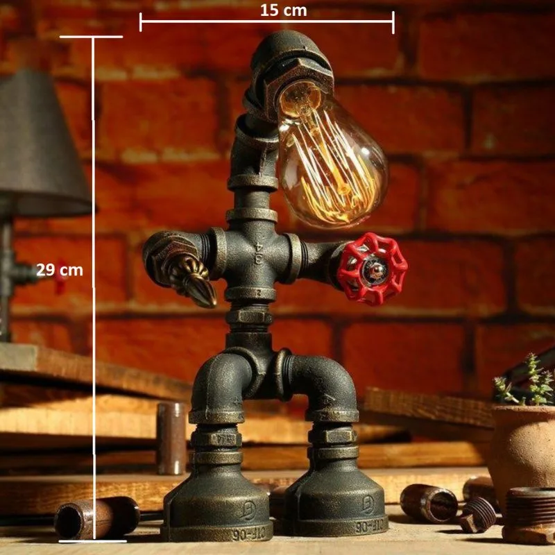 Bild 8 — Steampunk robotlampa