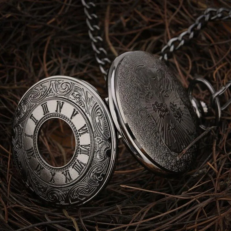 Bild 5 — Svart Steampunk fickur