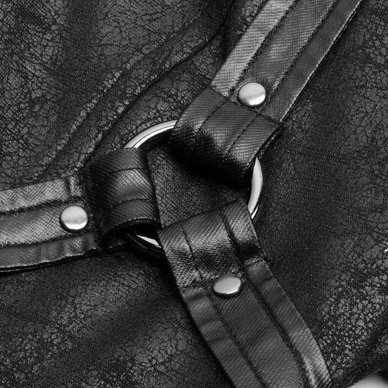 Bild 6 — Gotisk Steampunk Imitation PU Rock