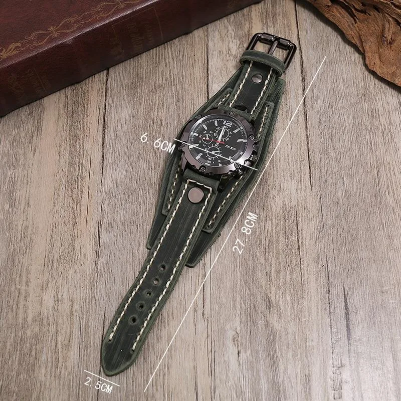 Bild 5 — Force läderarmbandsklocka