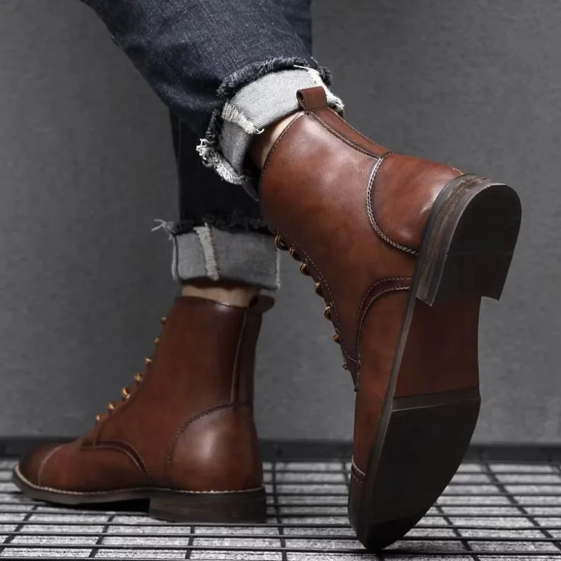 Bild 5 — Steampunk ankelstövlar för män