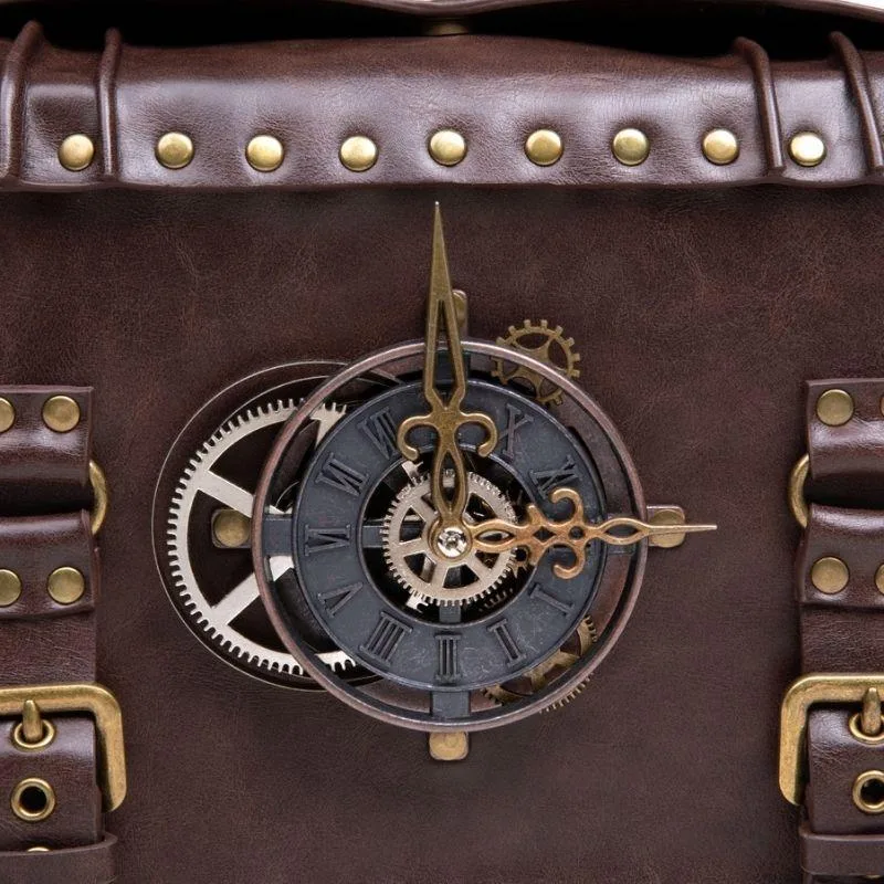 Bild 8 — Steampunk EDISON-väska med plånbok