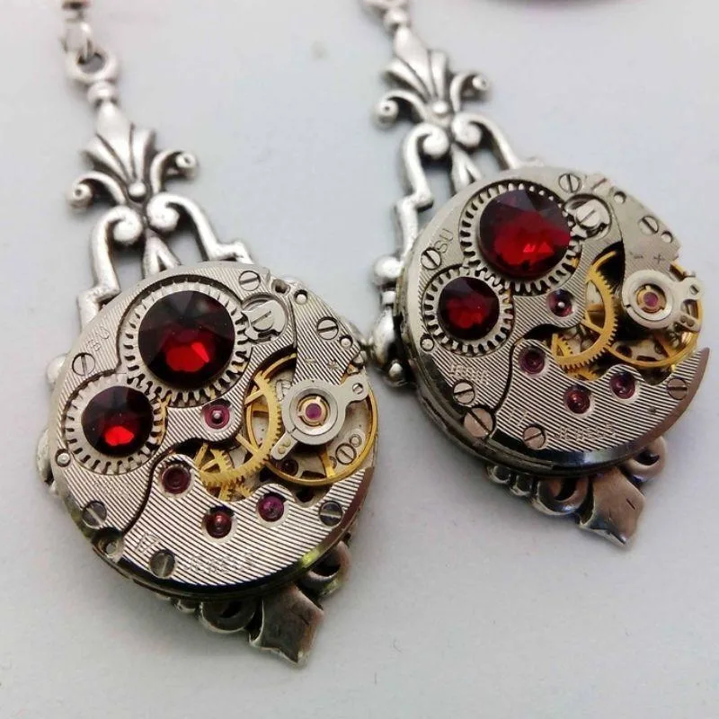 Bild 2 — Steampunk örhängen för kvinnor