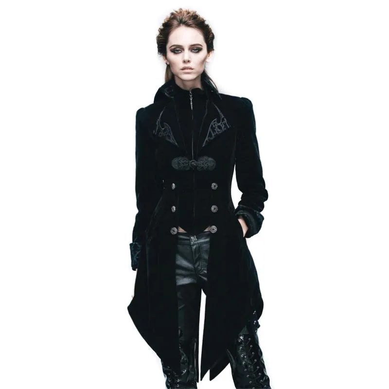 Steampunk svart jacka
