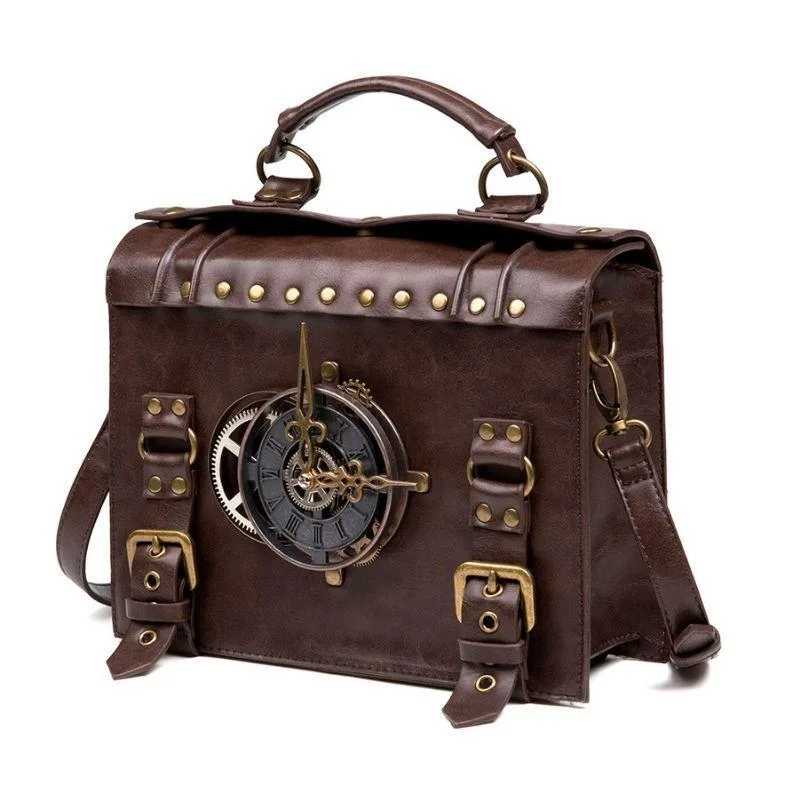 Bild 2 — Steampunk EDISON-väska med plånbok