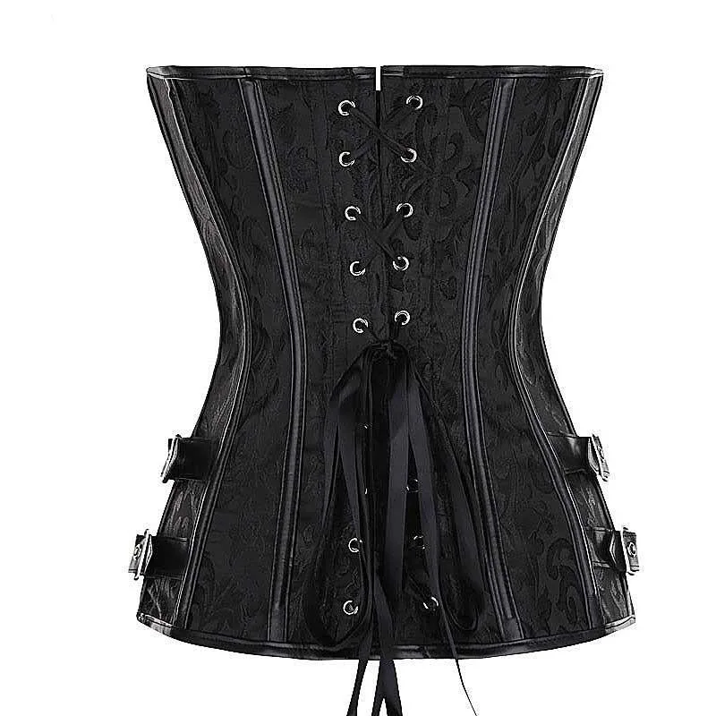 Bild 5 — Svart Steampunk korsett