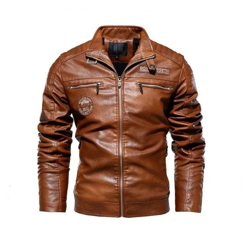 Bild 9 — Imitation PU bikerjacka