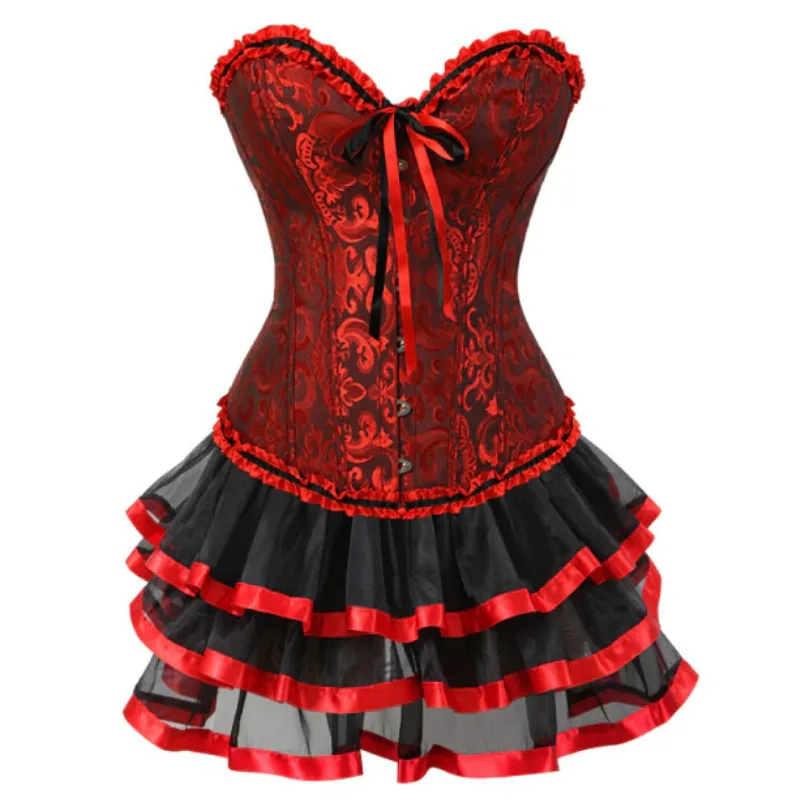 Bustier burlesk klänning