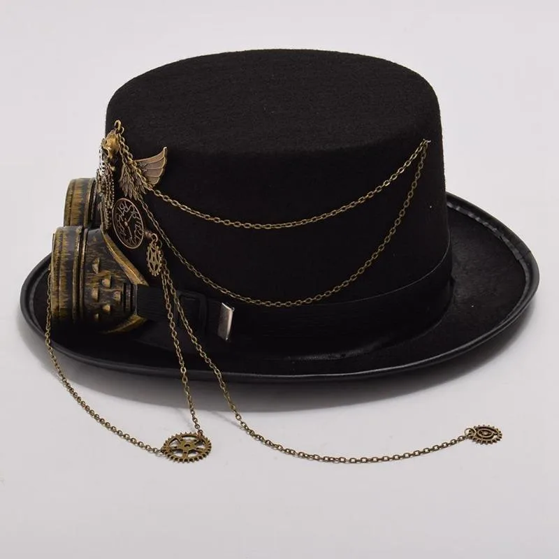 Bild 3 — Steampunk hatt med glasögon
