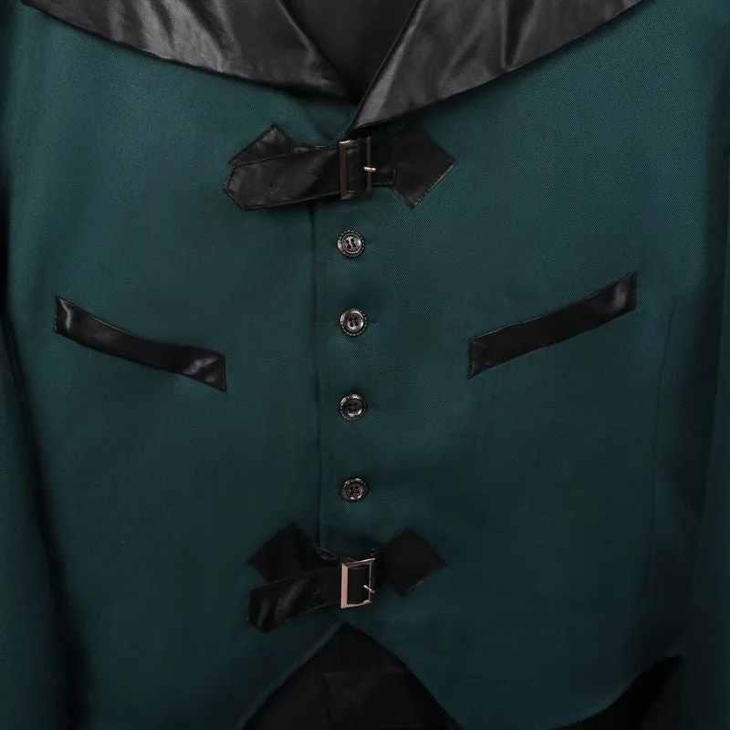 Bild 3 — Grön Steampunk jacka