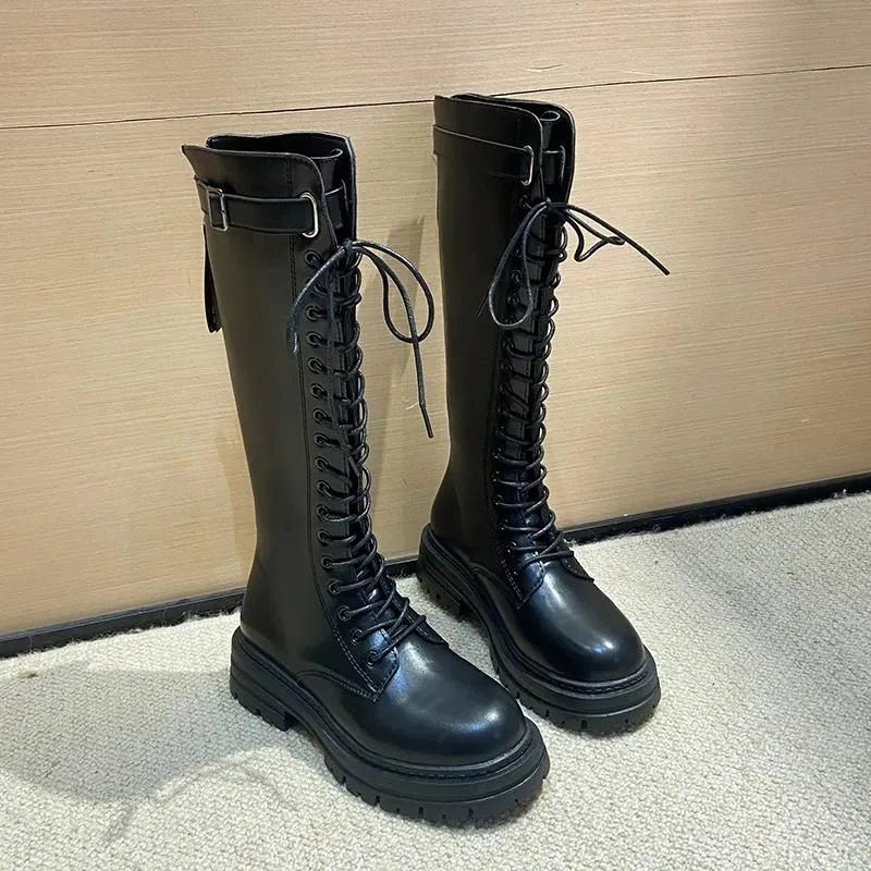 Bild 3 — Steampunk PU-stövlar för damer