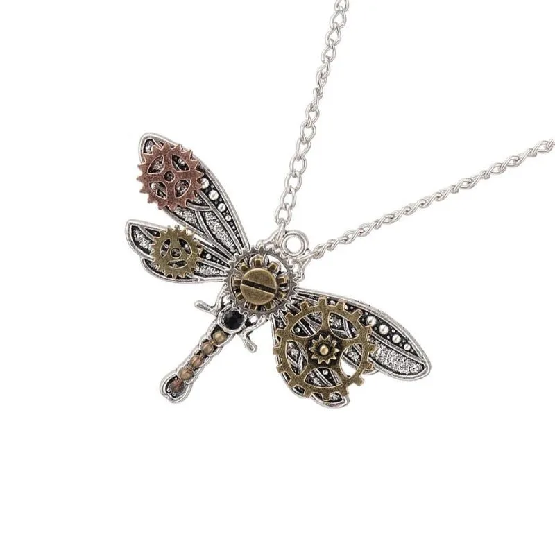 Steampunk Fjäril Halsband