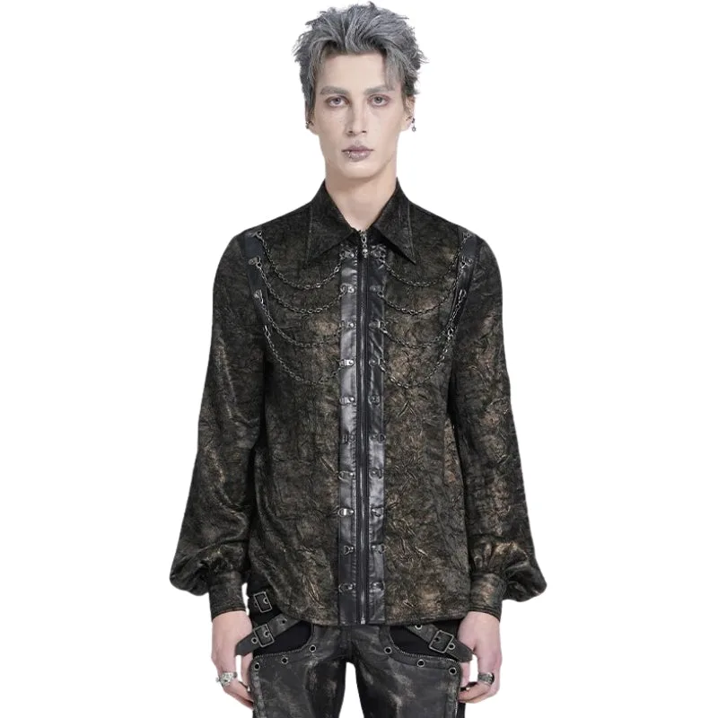 Bild 11 — Brun Steampunk skjorta