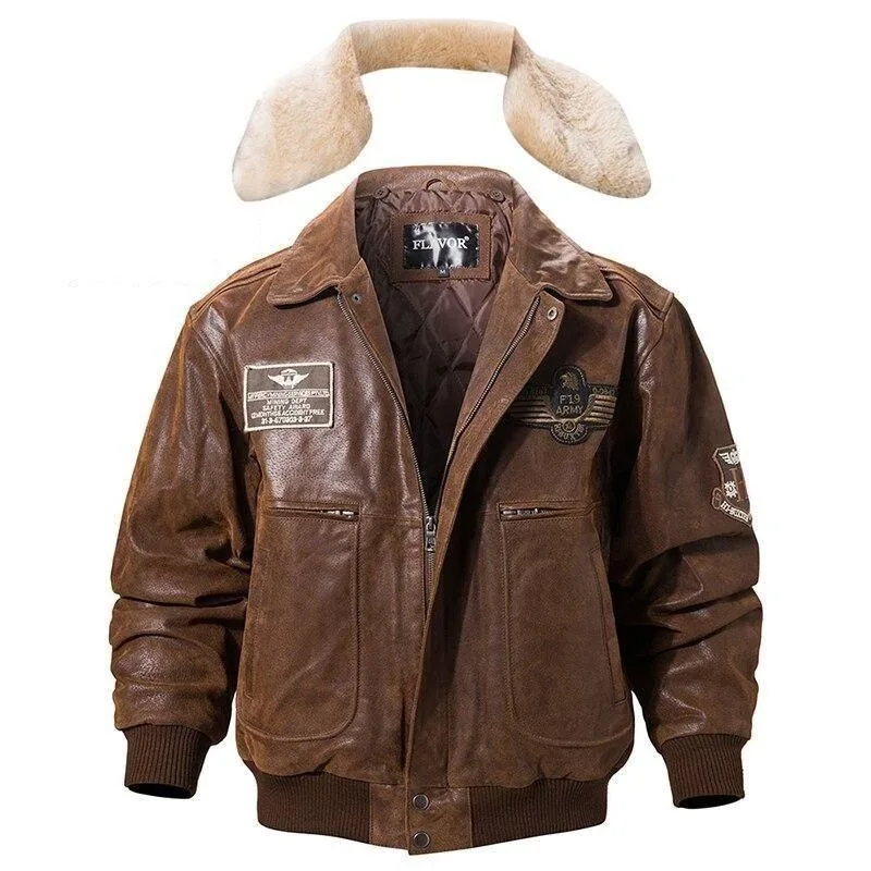Bild 10 — Steampunk Pilot skinnjacka