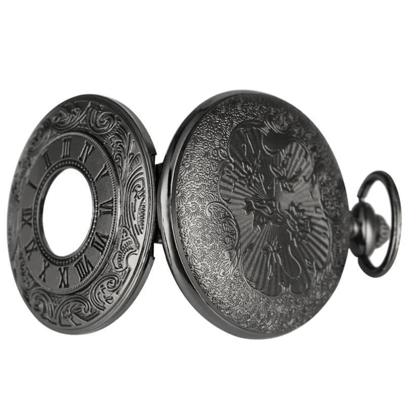 Bild 2 — Svart Steampunk fickur