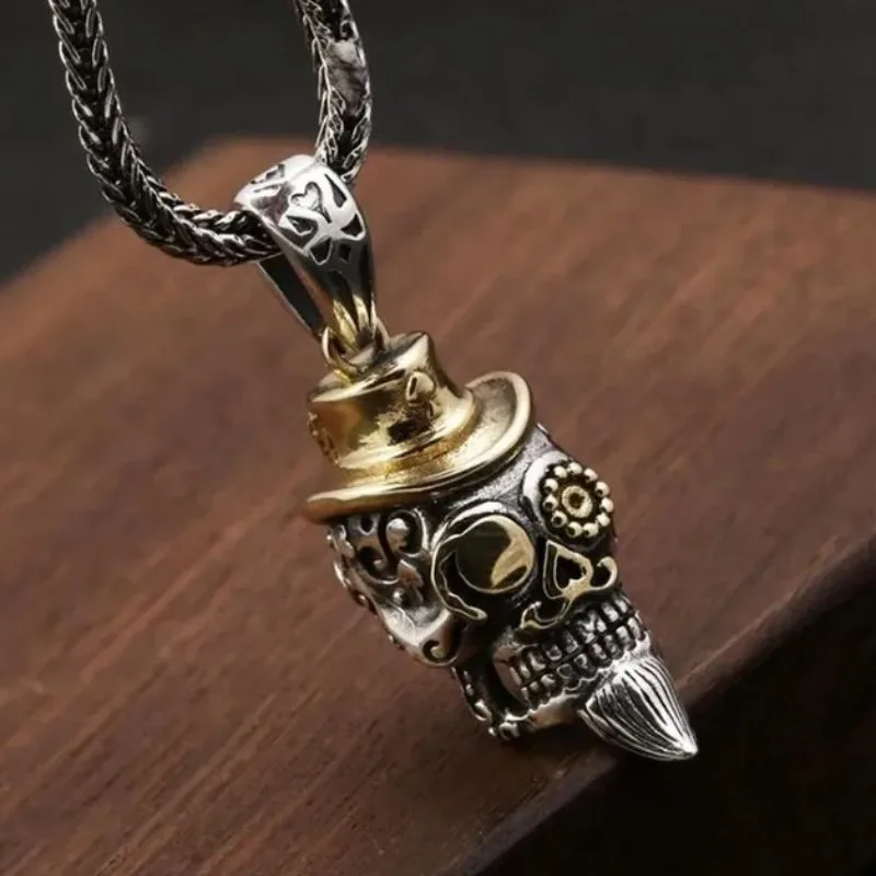 Bild 4 — Steampunk Dödskalle Halsband