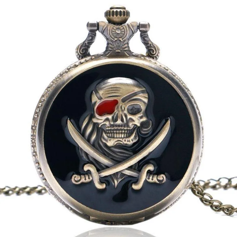 Steampunk Pirat Fick Armbandsklocka
